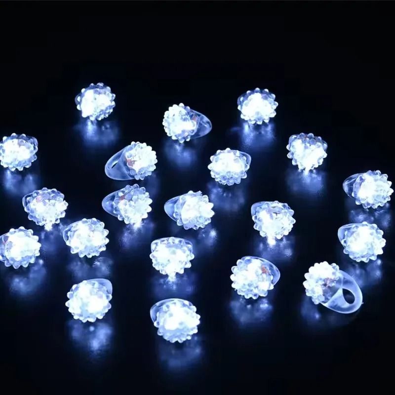 LED Flashing Bumpy Jelly Rings 3