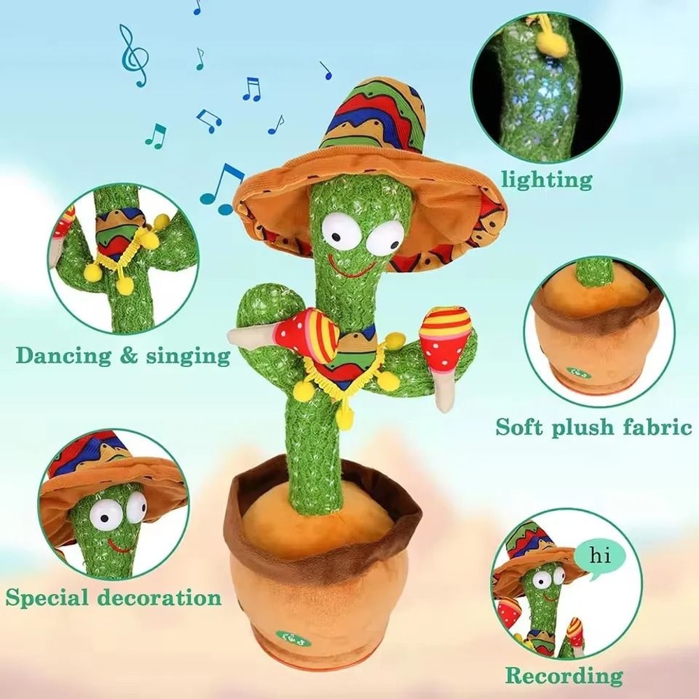 Talking And Dancing Cactus Toy 5
