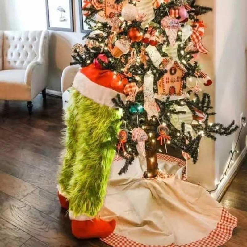 Plush Stuffed Christmas Tree Legs 2