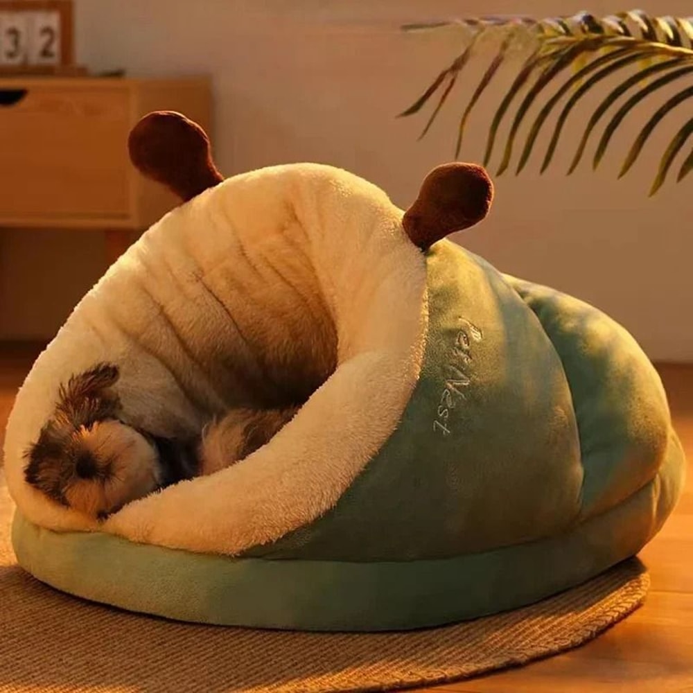 Slipper Shaped Winter Warm Pet Bed 3