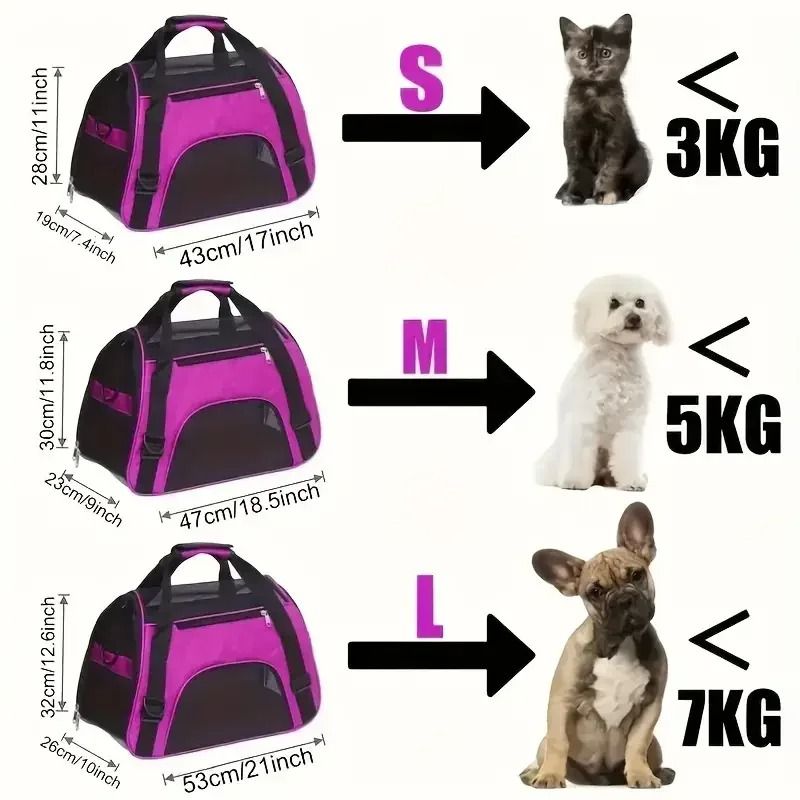 Portable Mesh Pet Carrier Bag 4
