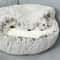 2 In 1 Plush Round Pet Bed And Sleep Bag 2