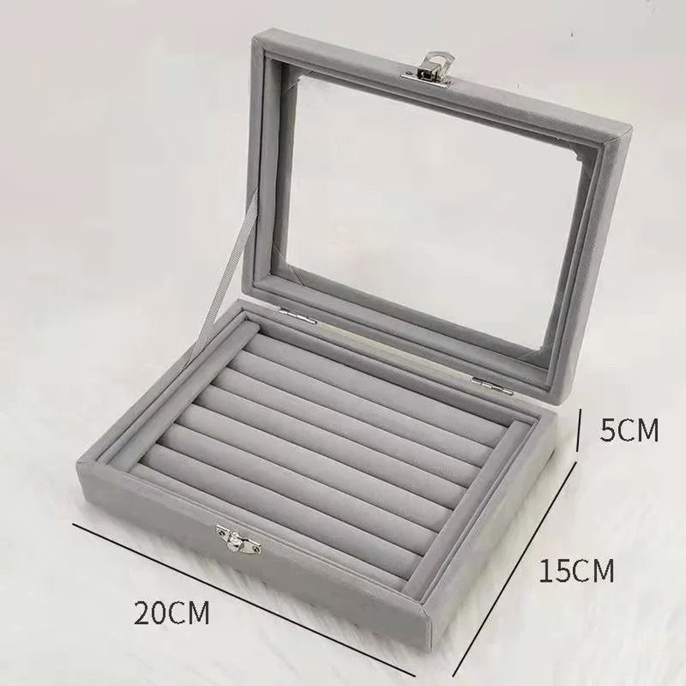 Elegant Covered Jewelry Storage Box 1