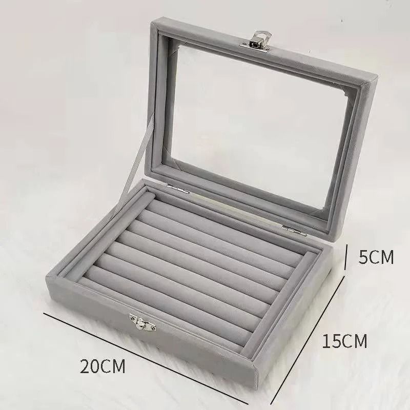 Elegant Covered Jewelry Storage Box 1
