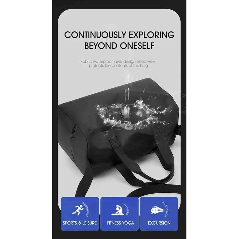 Large Capacity Oxford Fitness And Travel Bag 1