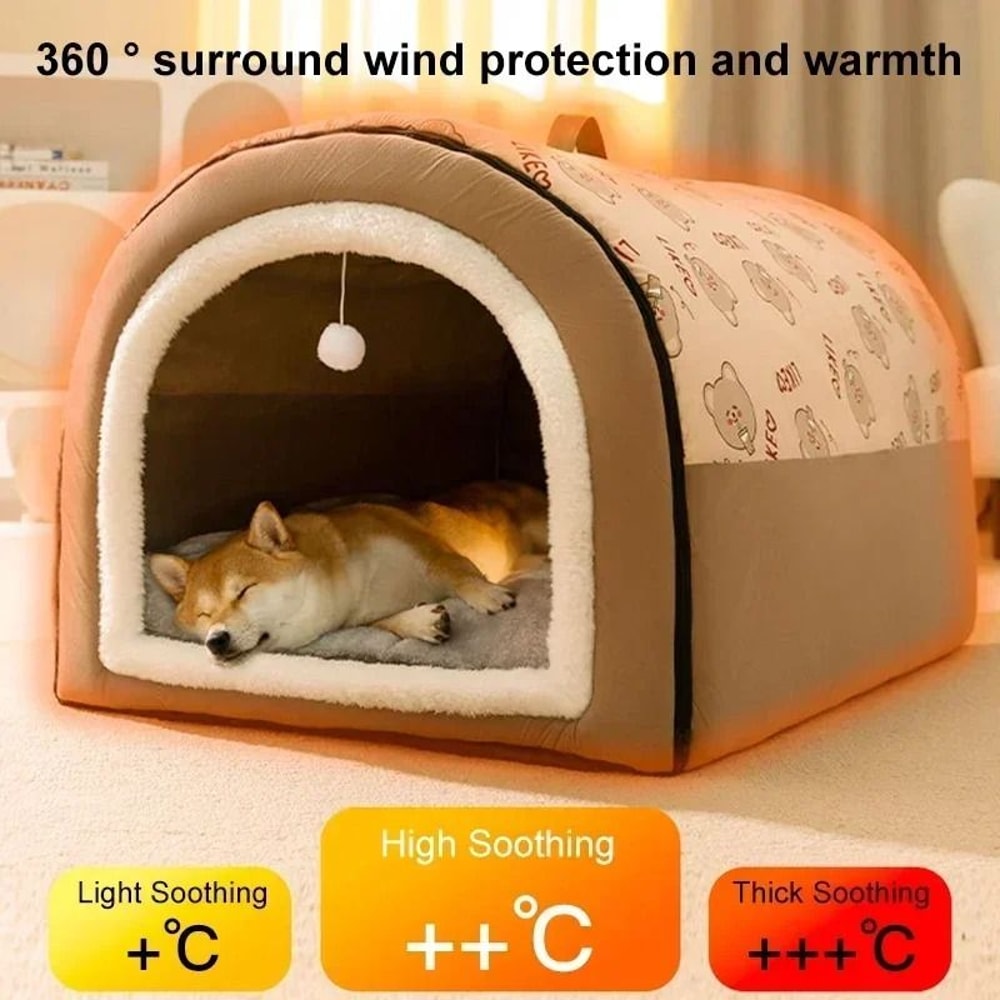 Cozy Removable Winter Pet House 2