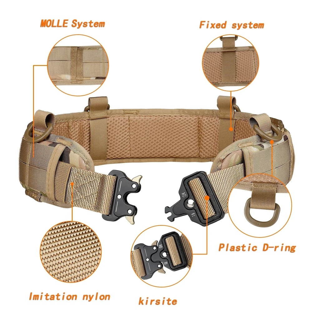 Padded Tactical Combat Belt 1