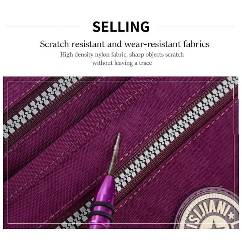 Versatile Waterproof Nylon Messenger Bag 4