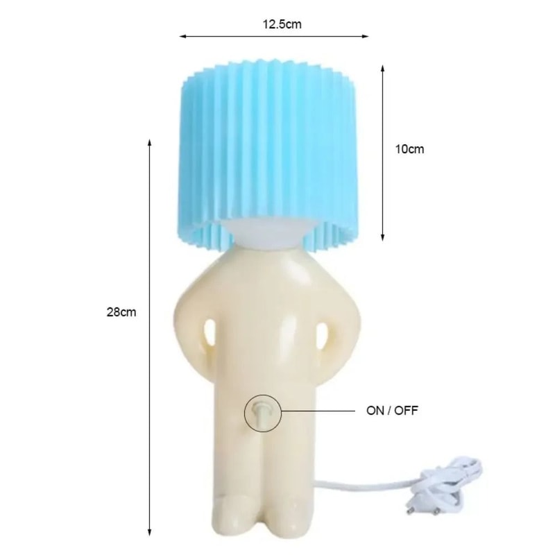 Creative Shy Man Plug In Night Light 5
