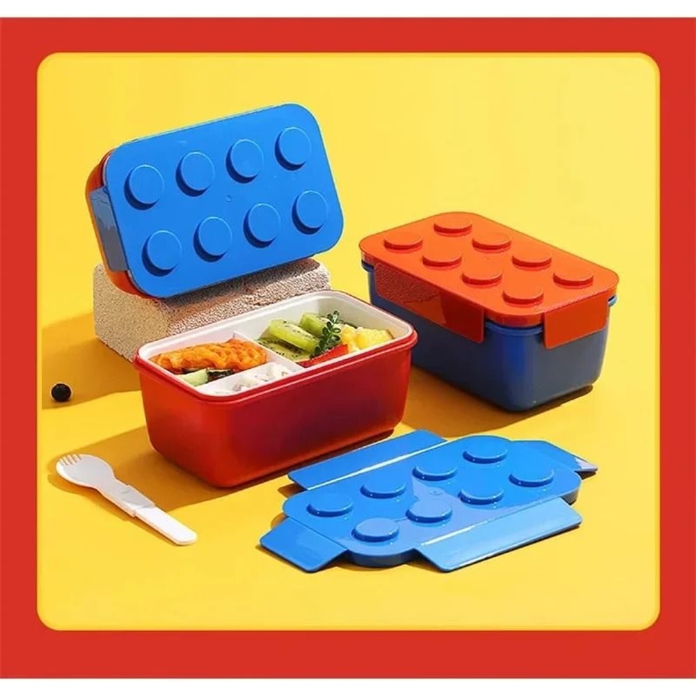 Playful Building Block Stackable Bento Box 4