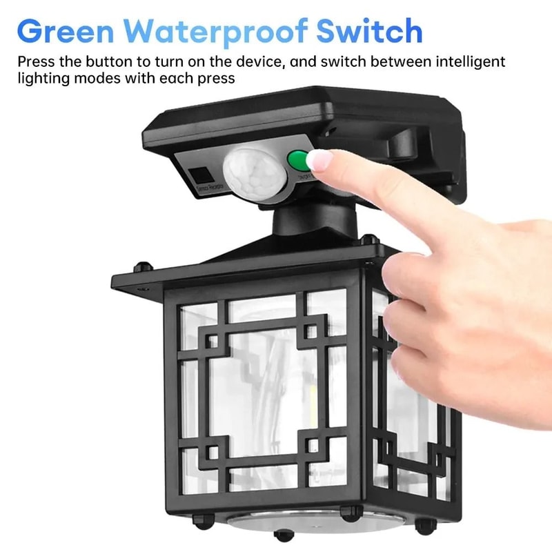 Retro Solar Motion Induction Wall Lamp 5