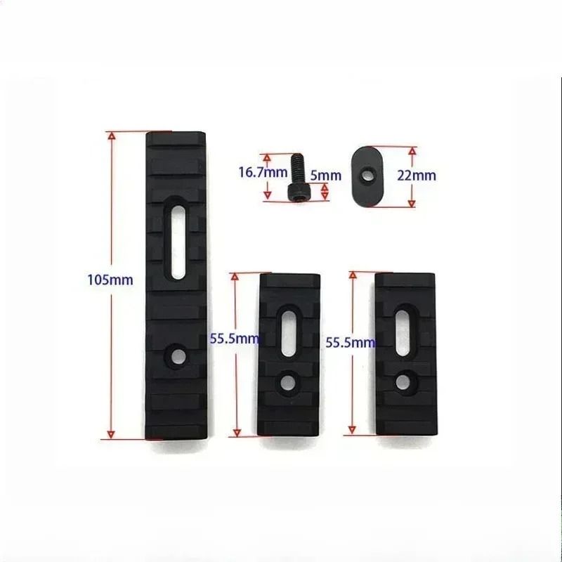 Aluminum Tactical Helmet Rail Mount Adapter Set 3