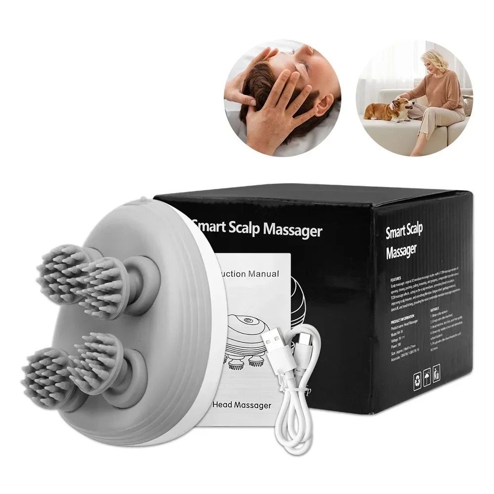 Deep Tissue Electric Scalp And Body Massager 0
