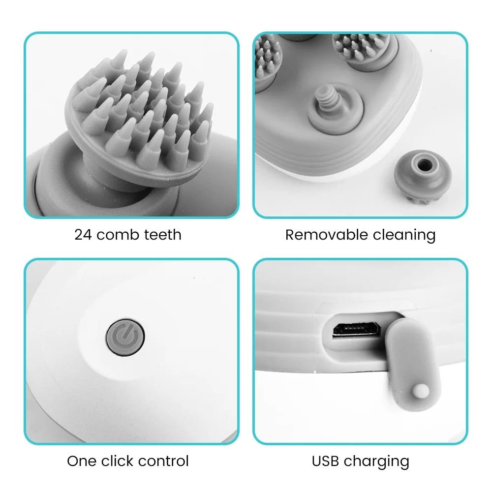 Deep Tissue Electric Scalp And Body Massager 5