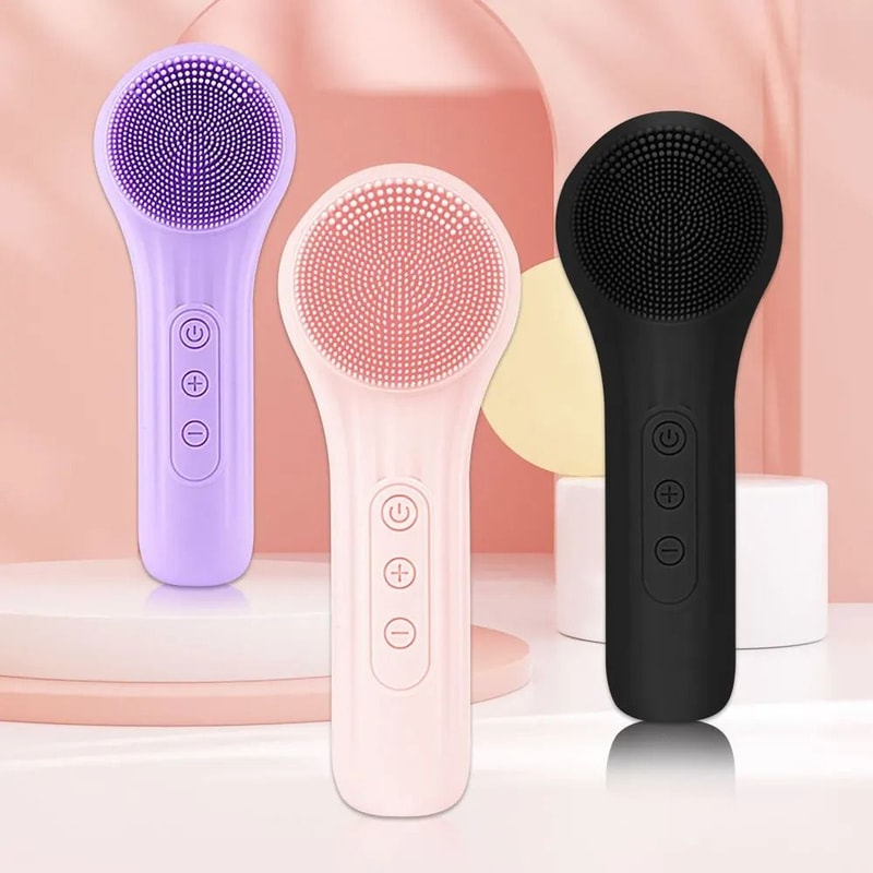 Sonic Silicone Facial Cleansing Brush And Massager 0