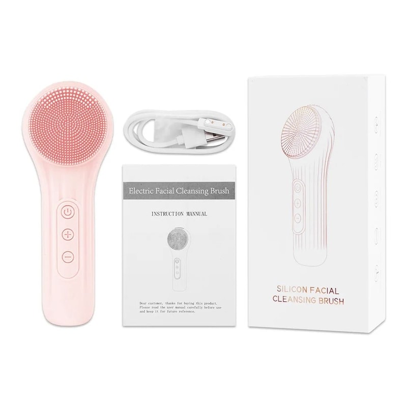 Sonic Silicone Facial Cleansing Brush And Massager 7