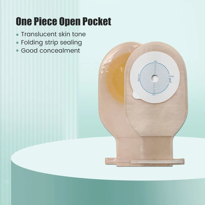 Leak Proof One Piece Drainable Ostomy Care System 1