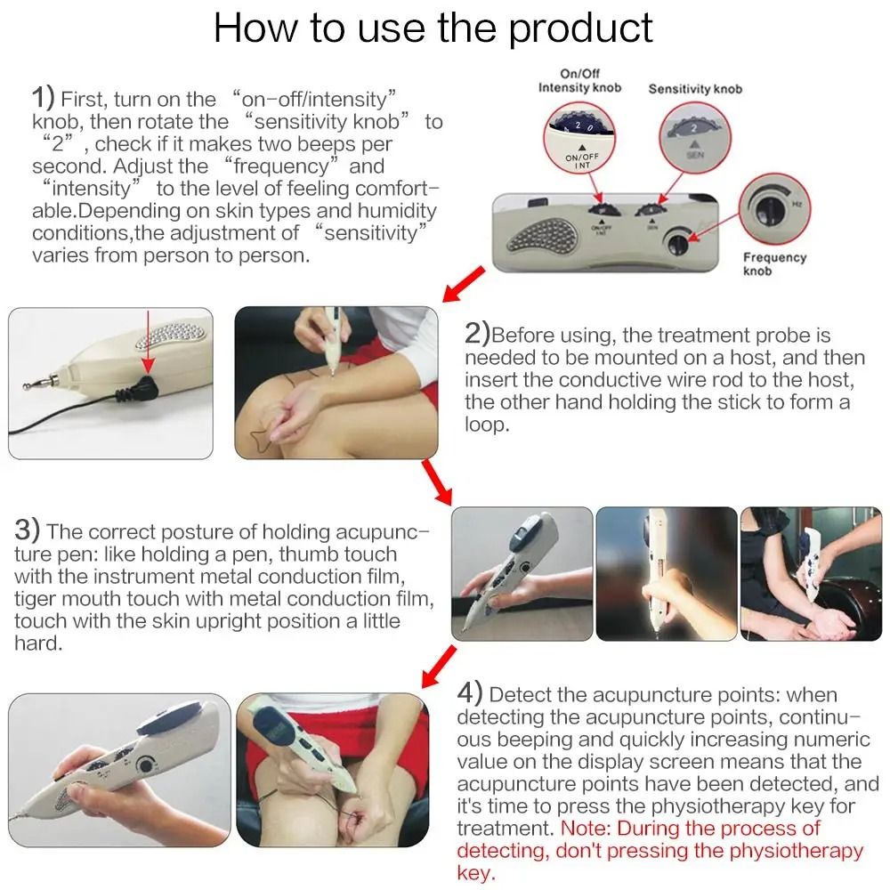 USB Precision Laser Acupuncture And Meridian Pen 3