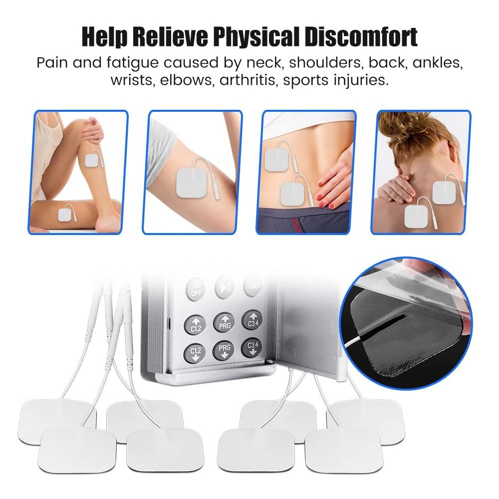 Professional Dual Channel TENS And EMS Pulse Therapy System 4