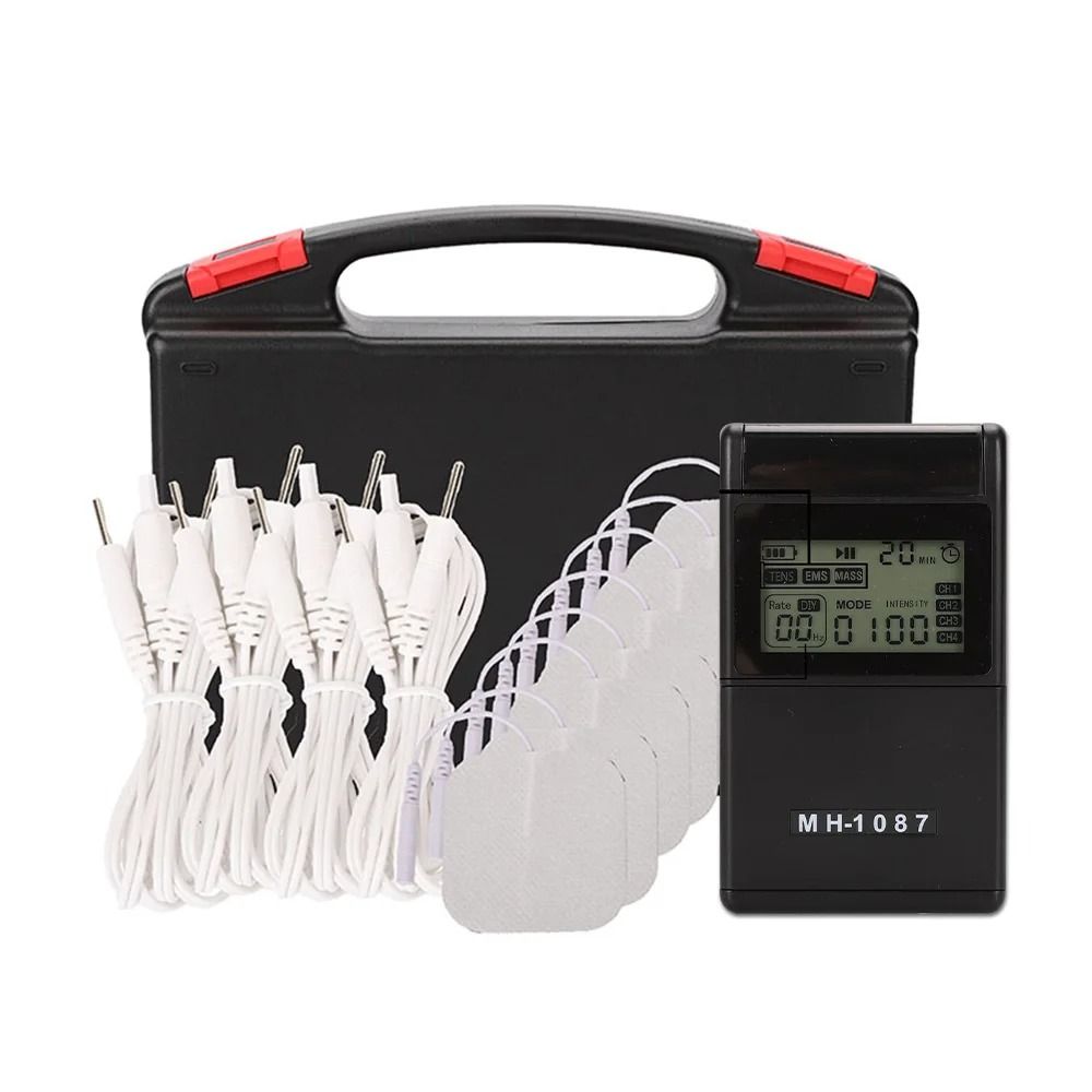 Professional Dual Channel TENS And EMS Pulse Therapy System 8
