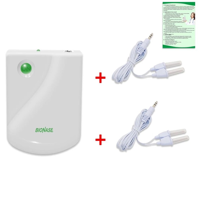 Dual Action Sinus Relief And Nasal Light Therapy System 10