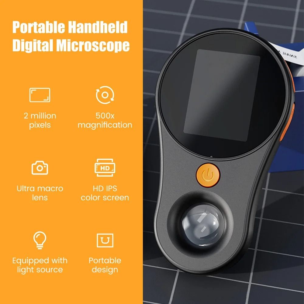 Portable 500X Handheld Digital Microscope With IPS Screen 1