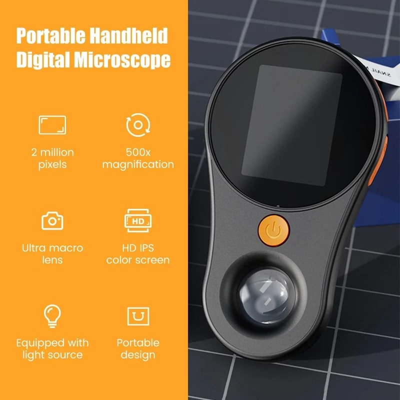 Portable 500X Handheld Digital Microscope With IPS Screen 1