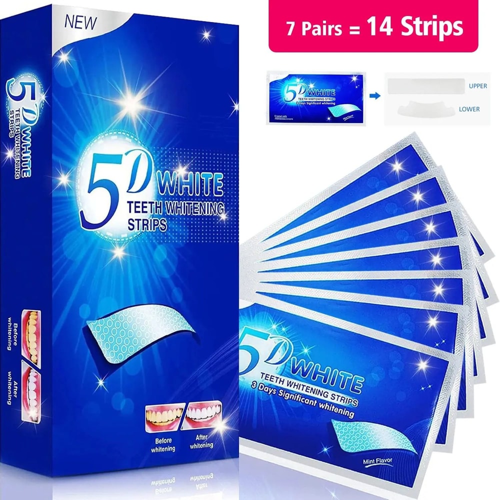 Professional Advanced Enamel Safe Teeth Whitening Strips 6