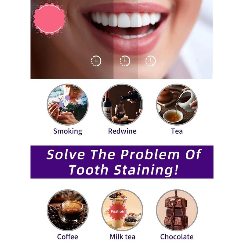 Color Correcting Advanced Teeth Whitening Foam 2