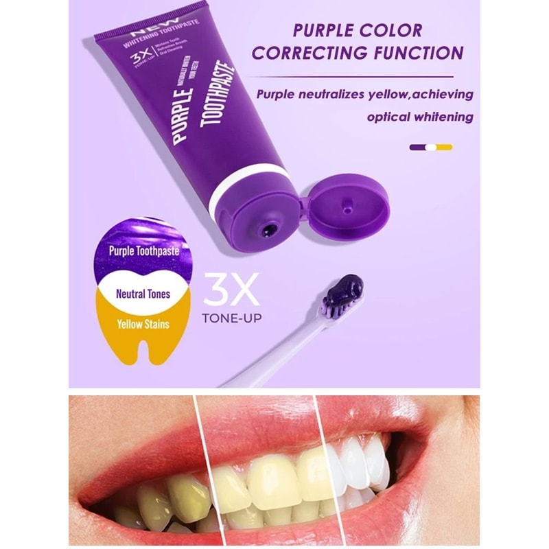 Color Correcting Advanced Teeth Whitening Toothpaste 4