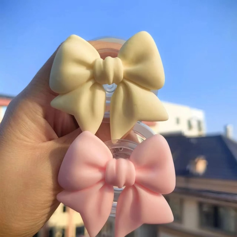 Macaron Bow Magnetic Phone Grip And Stand 2