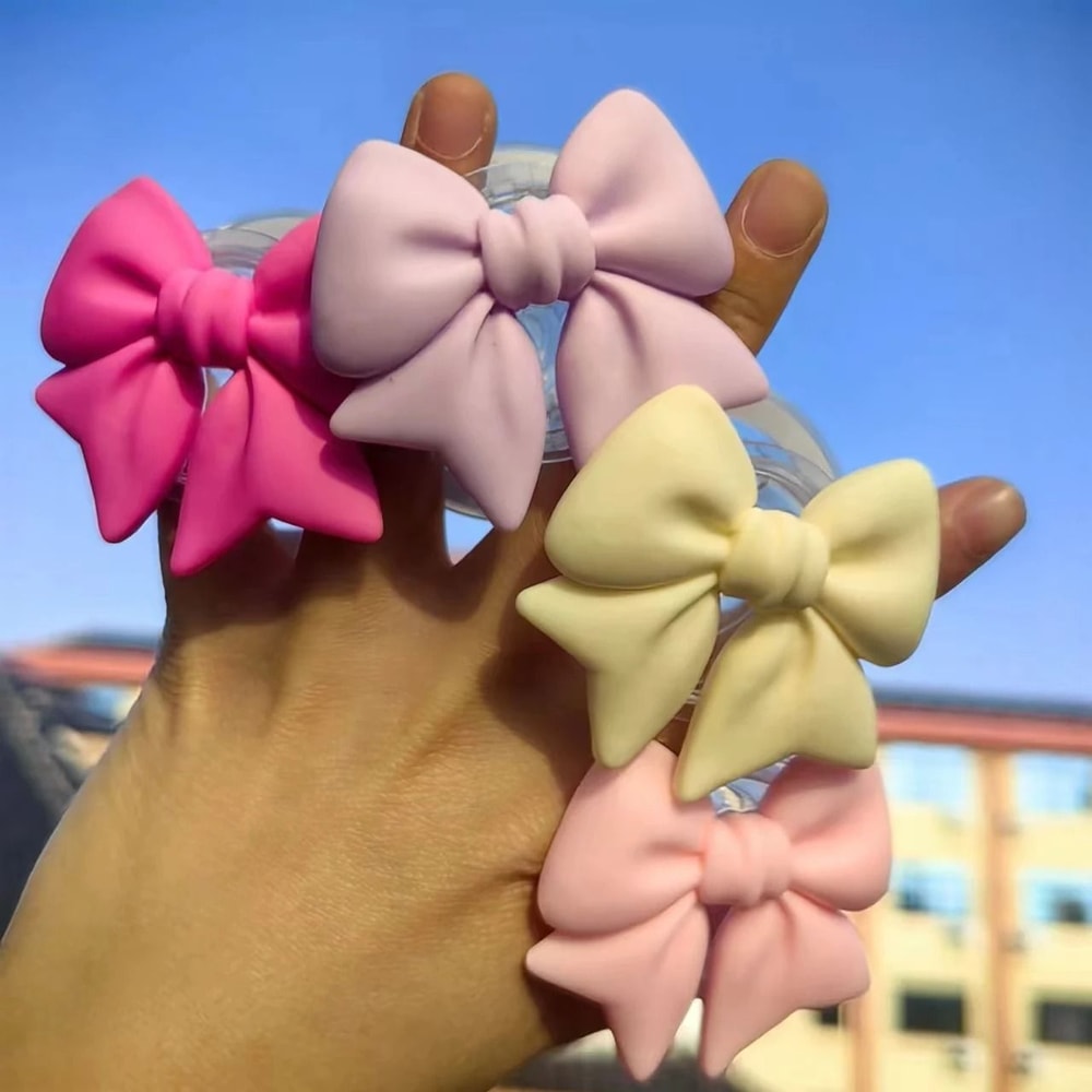 Macaron Bow Magnetic Phone Grip And Stand 3