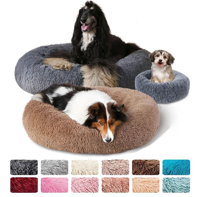Premium Round Long Plush Pet Sanctuary 1