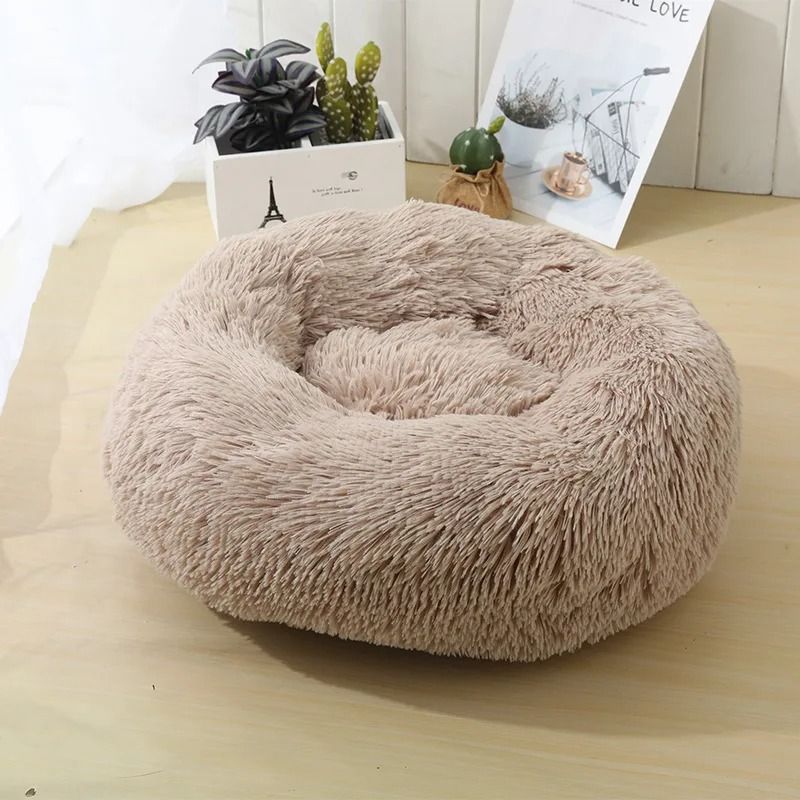 Premium Round Long Plush Pet Sanctuary 6