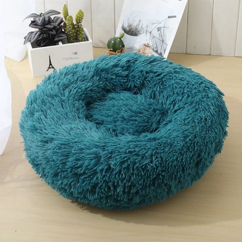 Premium Round Long Plush Pet Sanctuary 7