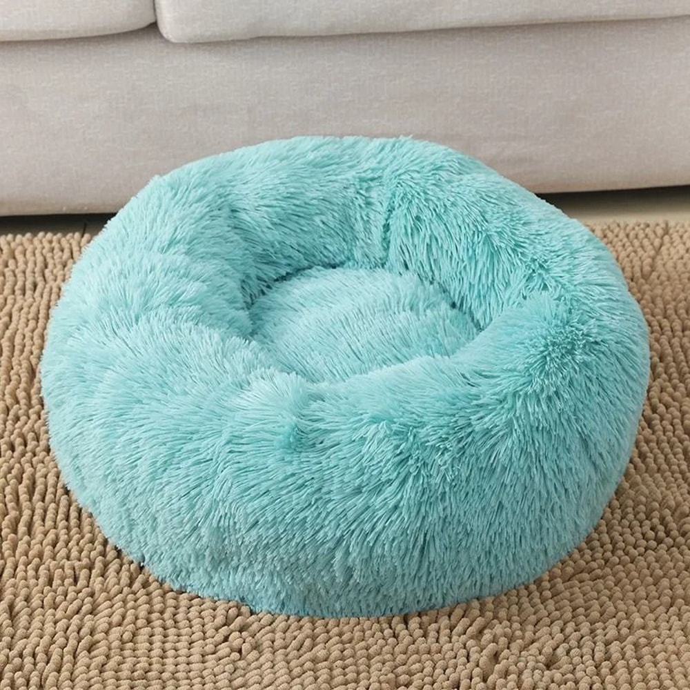 Premium Round Long Plush Pet Sanctuary 16