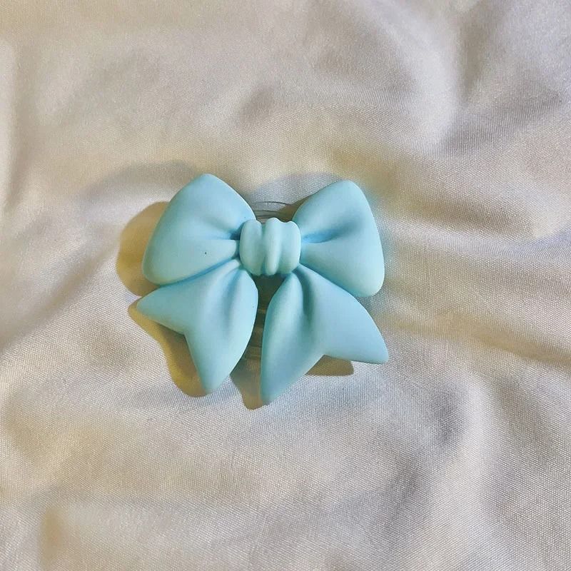 Plain Macaron Bow Knot Universal Phone Grip And Stand 9