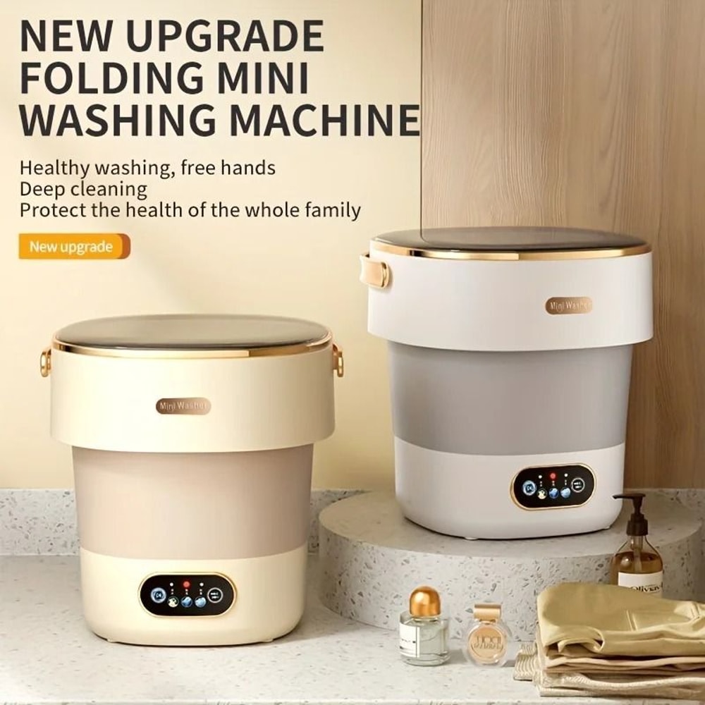 Travel Ready Collapsible 15L Washer Spin Dryer 5