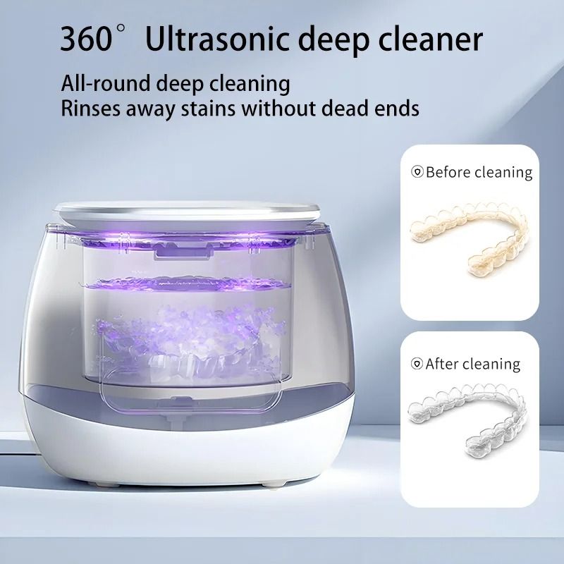 USB Rechargeable 48KHZ Professional Multi Function Ultrasonic Cleaner 5