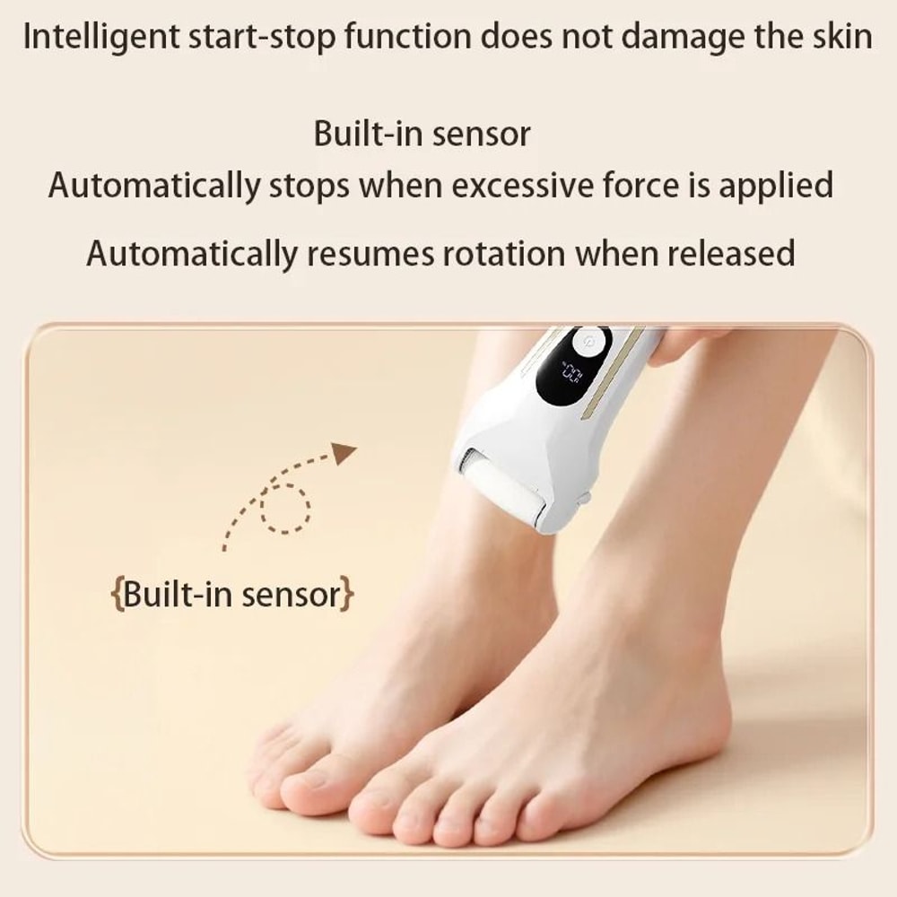 USB Powered Rechargeable Electric Foot Grinder And Callus Remover 5