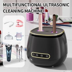 automatic 48khz ultrasonic denture and dental appliance cleaner