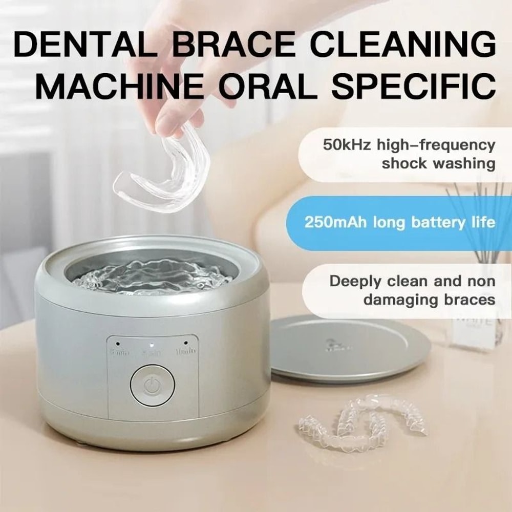 USB Rechargeable 50KHz High Frequency Professional Ultrasonic Cleaner 0