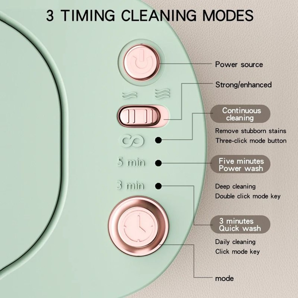 USB Rechargeable High Frequency Ultrasonic Cleaning Machine 4