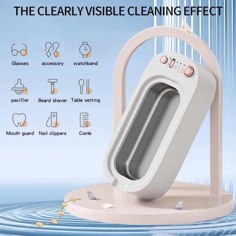 USB Rechargeable High Frequency Ultrasonic Cleaning Machine 5