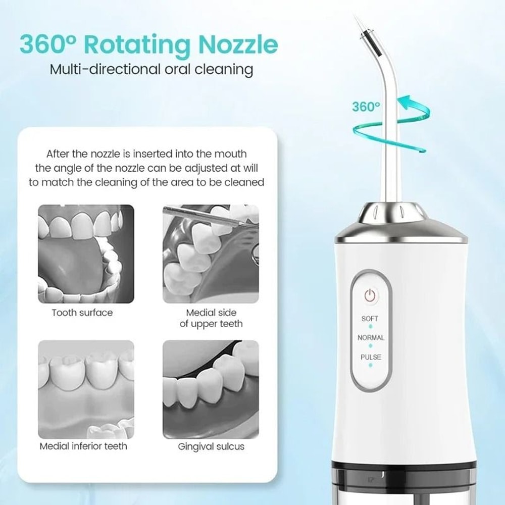 Oral Irrigator Portable Dental Water Flosser 2