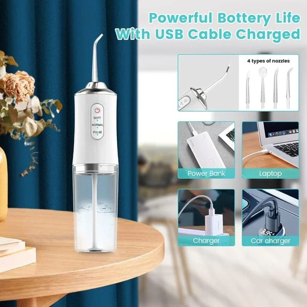 Oral Irrigator Portable Dental Water Flosser 4