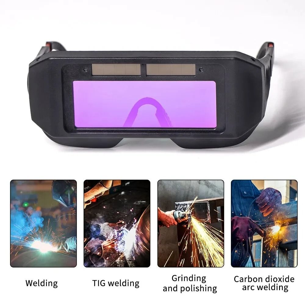 Solar Powered Auto Darkening Welding Goggles 1