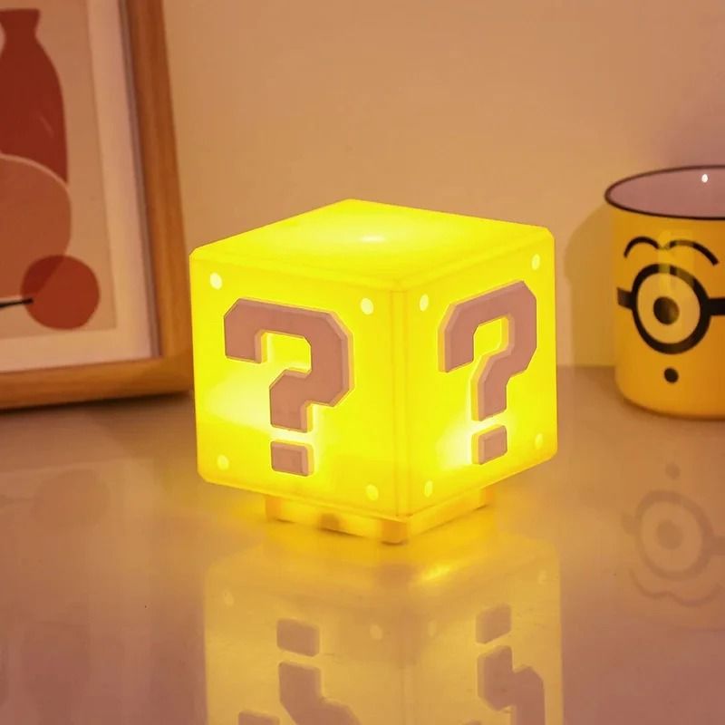 Interactive Question Mark Block Night Light With Music 2