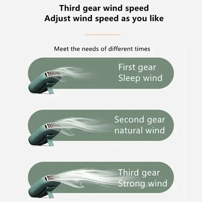 Mini Portable Bladeless Turbo Handheld Fan 4