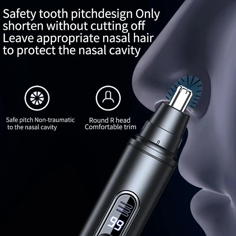 Portable Waterproof Mini Pocket Nose And Ear Hair Trimmer 2